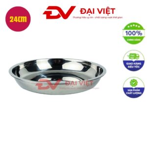 Thau inox tròn 24cm