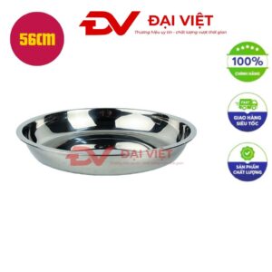Thau inox tròn 56cm