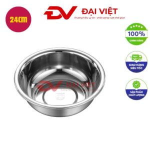 Thau inox sâu lòng 24cm