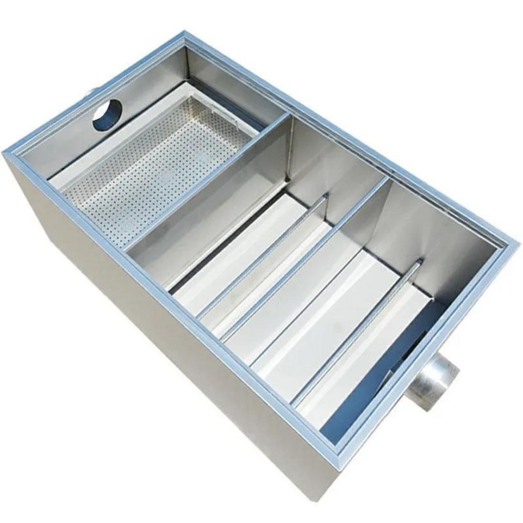 Thùng lọc mỡ nhà bếp 150 lít Inox 304 cho bếp gia đình, quán ăn và nhà hàng.
