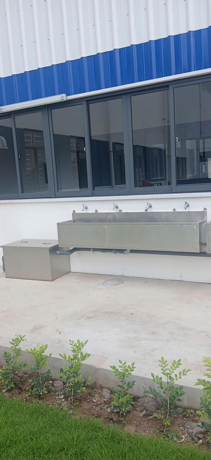 Bộ bàn ghế inox công nghiệp cho dự án CÔNG TY TNHH CÔNG NGHIỆP V POWER - Cơ Khí Đại Việt