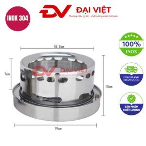 bếp cồn inox chắn gió