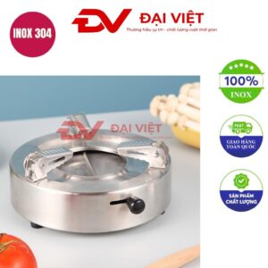 bếp cồn inox tròn màu bạc 18cm