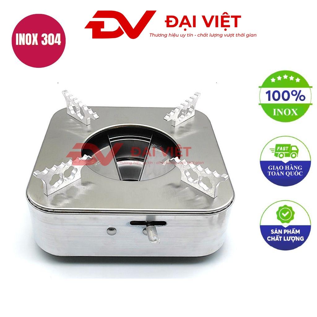 bếp cồn inox vuông 18x9cm