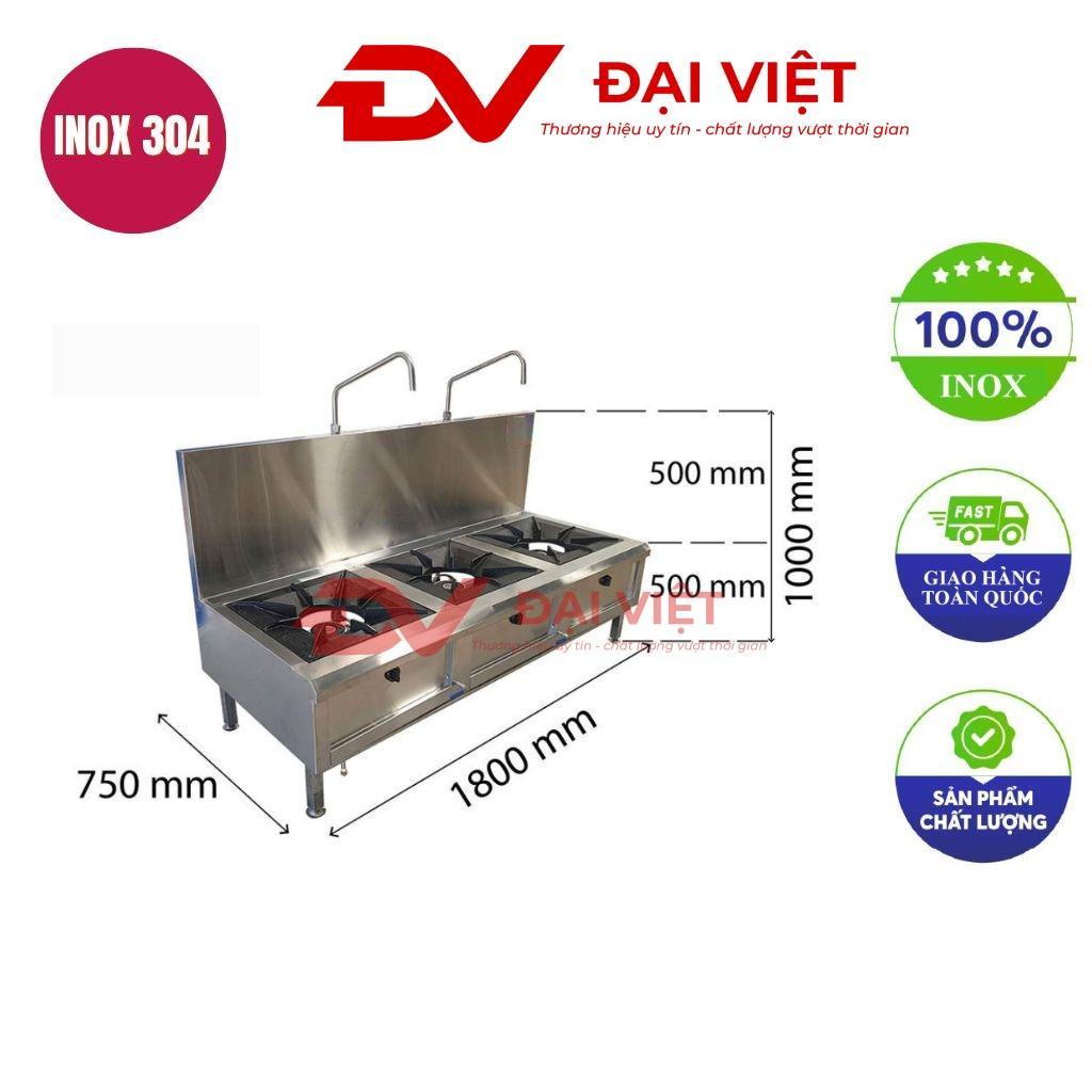 bếp ga công nghiệp 3 lò