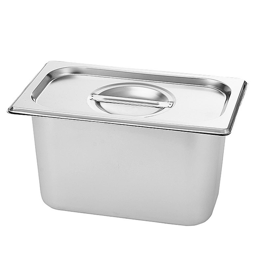 Kích thước chuẩn GN 176 x 162 mm giúp khay đồng bộ với quầy và tủ mát.
