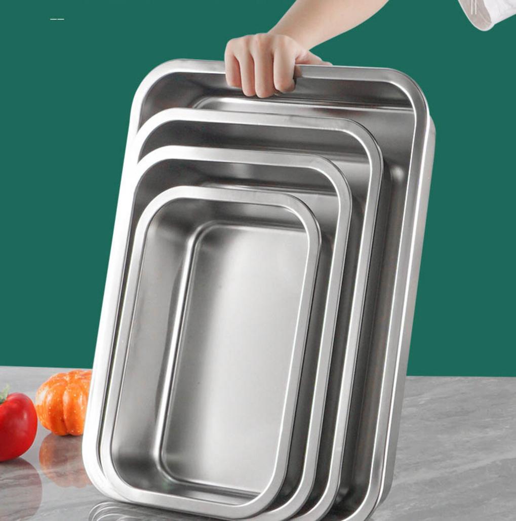 Kích thước 35 x 35 x 2 cm giúp quầy topping gọn và dễ thao tác.