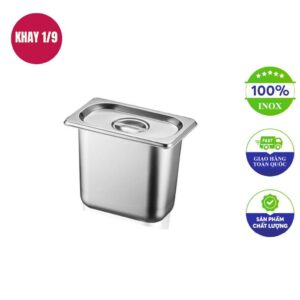khay inox GN 1/9 inox 304 dày 1mm