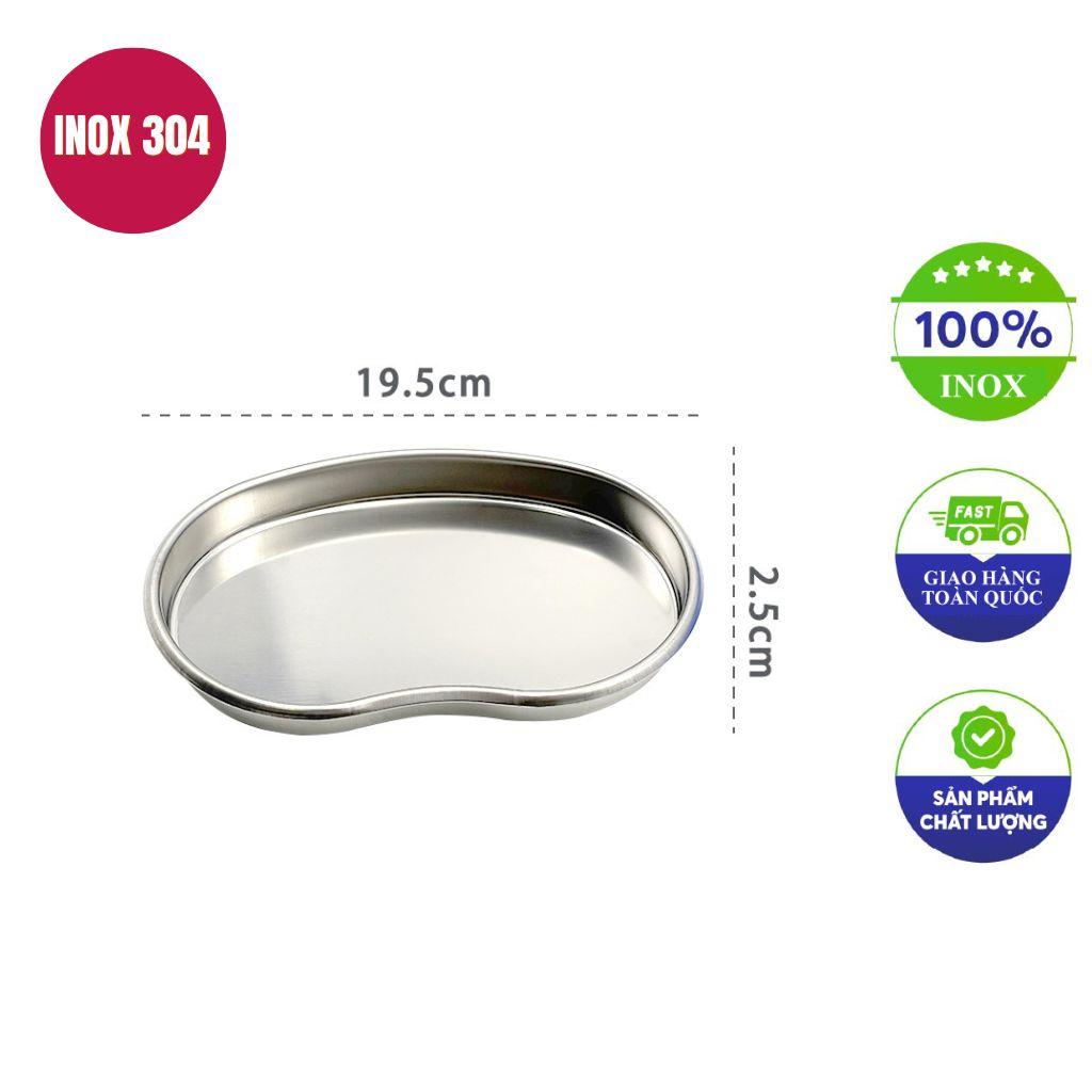 Bề mặt inox 304 sáng bóng, không hút nam châm, dễ vệ sinh và khử trùng.