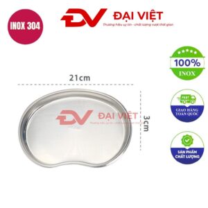 Khay quả đậu inox 21x3cm