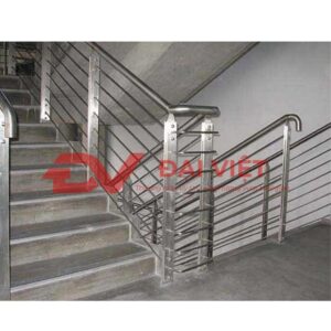 Mẫu lan can inox cầu thang