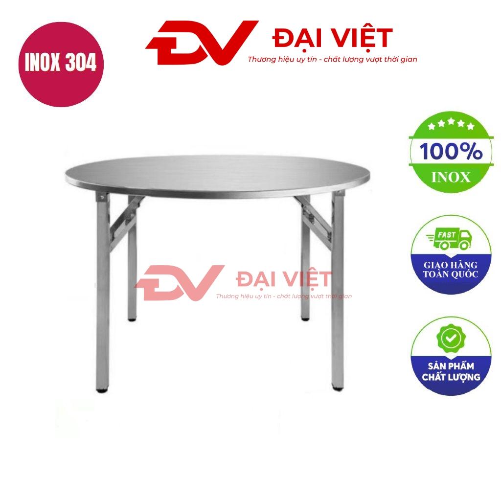 mặt bàn inox tròn 130cm