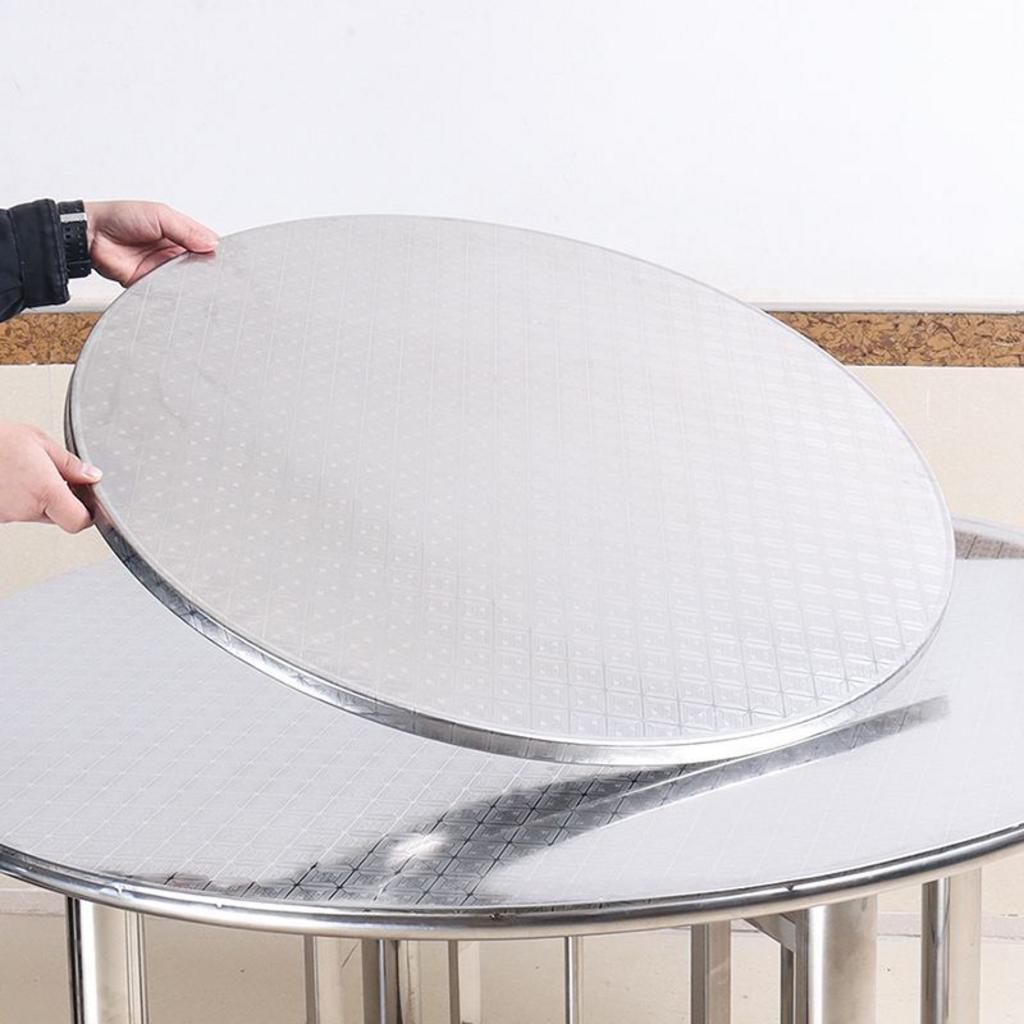 So sánh mặt bàn inox tròn 146cm với 1m2 và 1m4 để chọn đúng nhu cầu