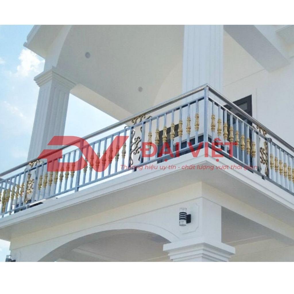 Lan can inox tầng 2 phù hợp nhiều loại công trình