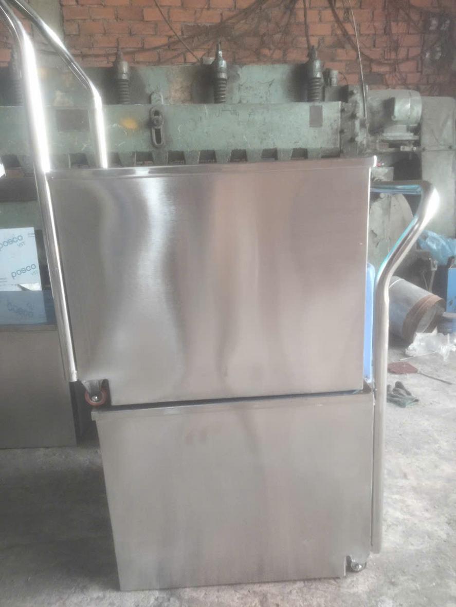 Kết cấu thùng rác inox 304 hàn chết vào khung - Dự án tại TP.HCM - Cơ Khí Đại Việt