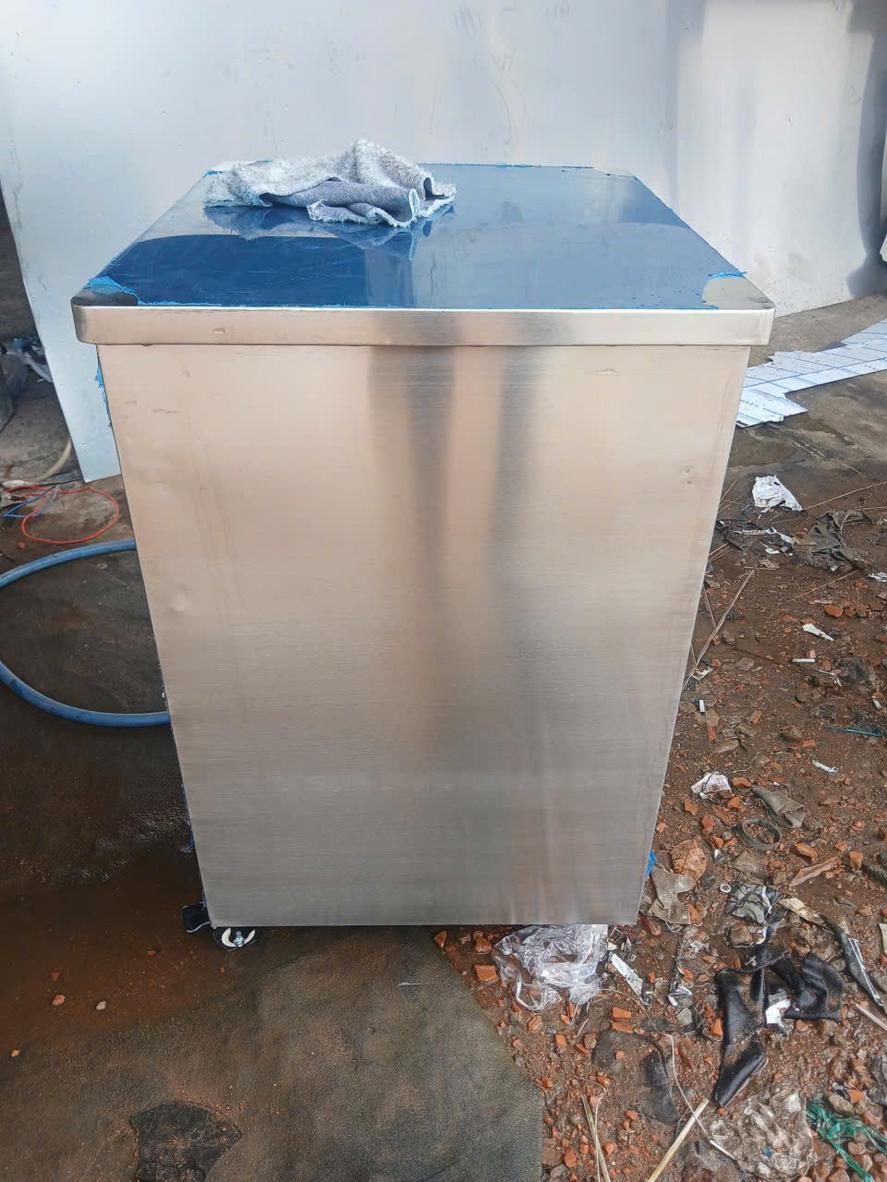 Ngăn kéo tủ inox dùng ray Hafele - Dự án Anh Hoài - Cơ Khí Đại Việt