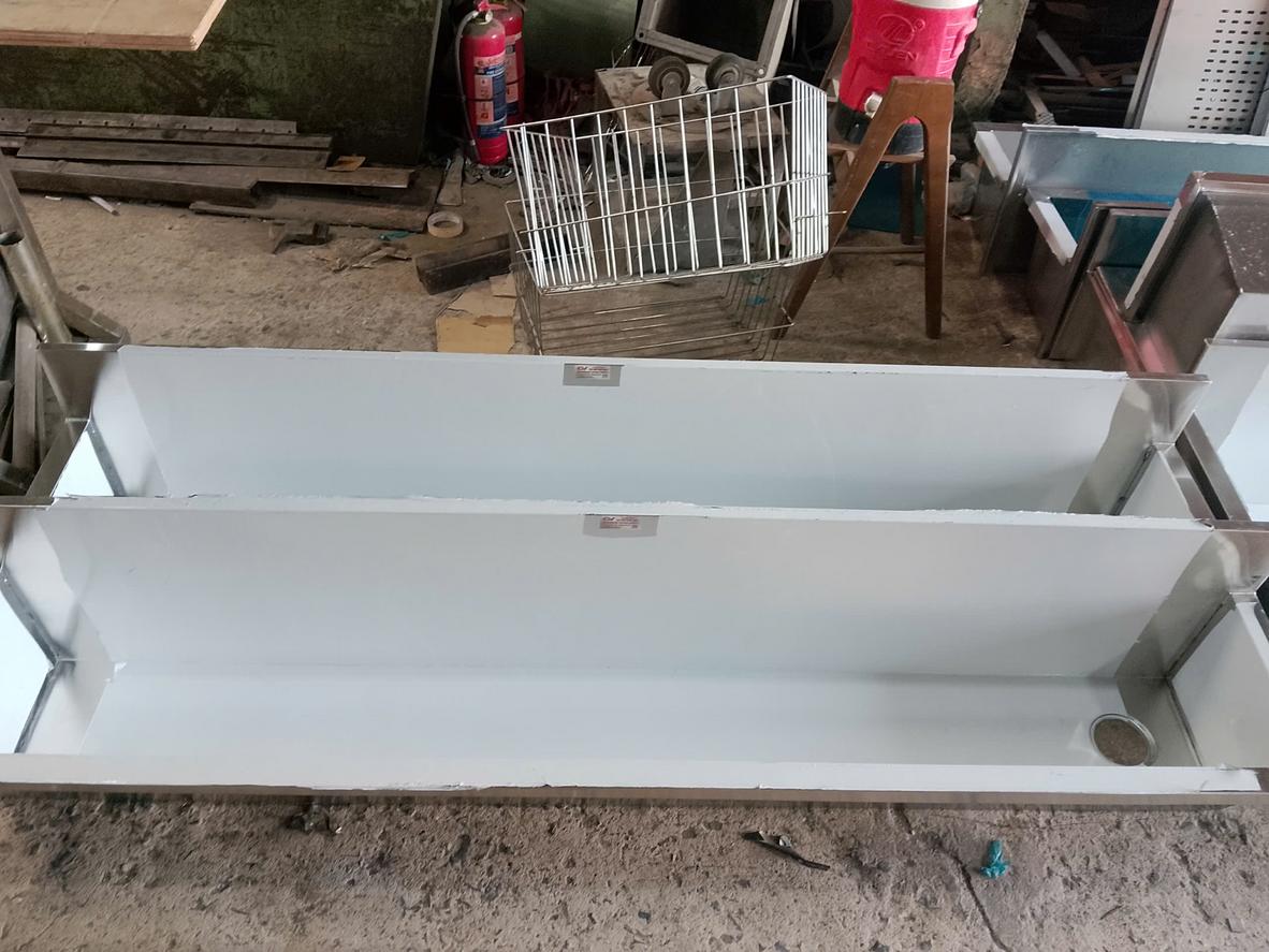 Gia công bồn rửa tay inox 304 trong xưởng - Dự án CÔNG TY TNHH ĐẦU TƯ PHÁT TRIỂN HOÀNG HẢI PHÁT - Cơ Khí Đại Việt