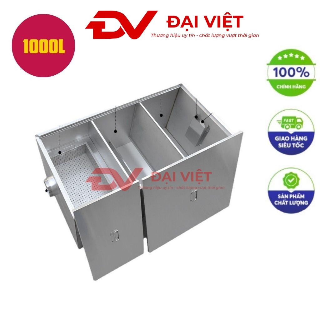 Bể tách mỡ inox 1000l