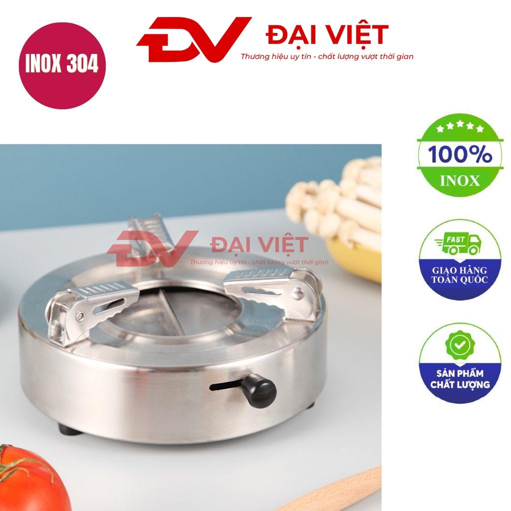 bếp cồn inox tròn màu bạc 18cm
