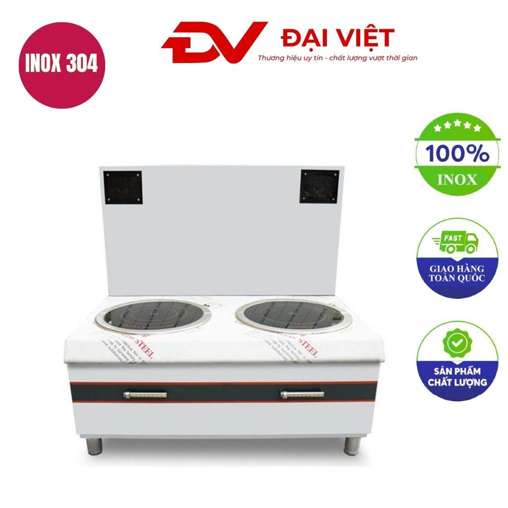 Bếp hầm đôi điện từ 12kw mặt phẳng kính tròn 1200x800x550mm