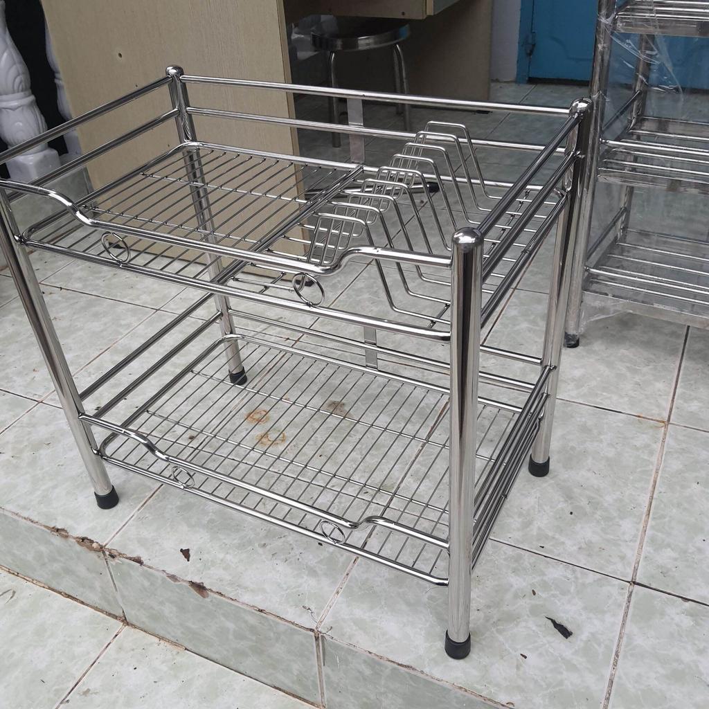 Chi tiết cấu trúc và thông số kệ gia vị 2 tầng vít Đại Việt