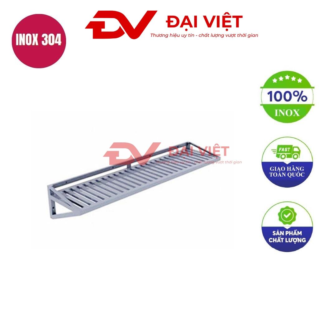 kệ song inox 1 tầng treo tường 1000x300x400mm
