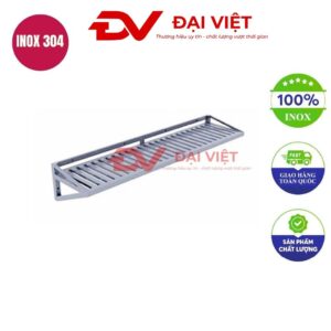 kệ song inox 1 tầng treo tường 1200x300x250mm