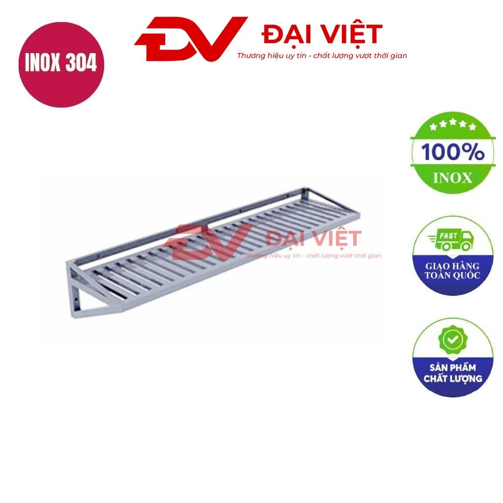 kệ song inox 1 tầng treo tường 1200x300x400mm