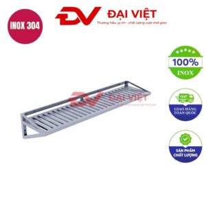 kệ song inox 1 tầng treo tường 600x300x400mm