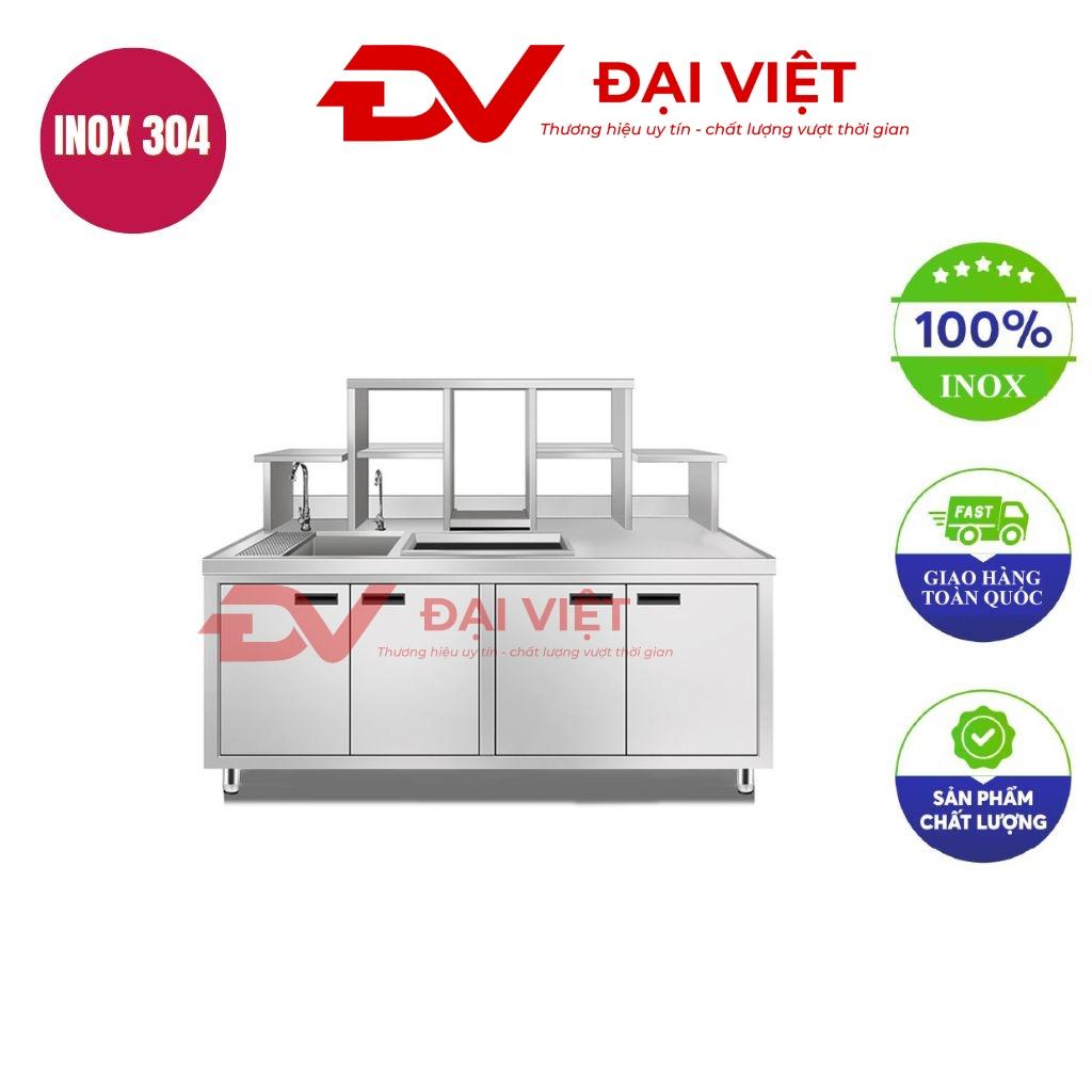 Quầy pha chế inox 1200x700x800mm