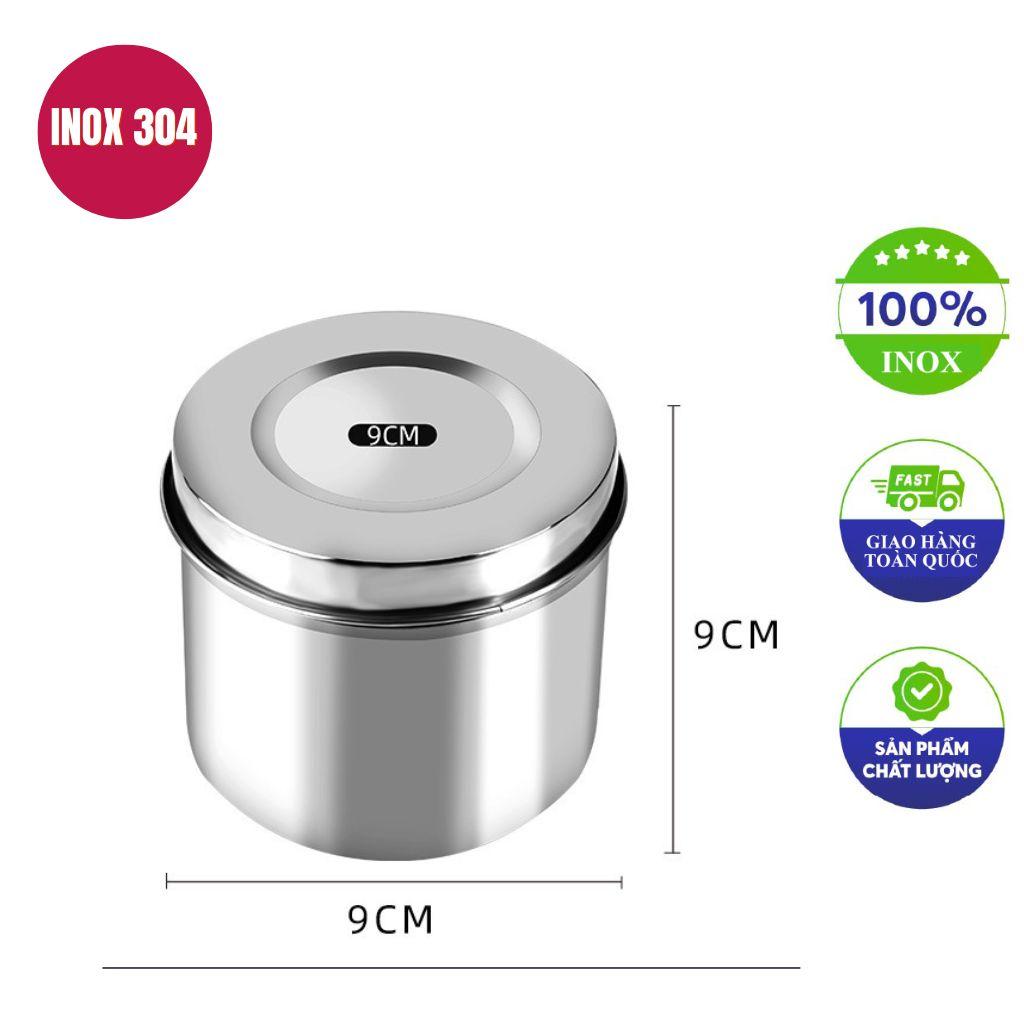Thiết kế nắp đậy kín và chất liệu inox 304