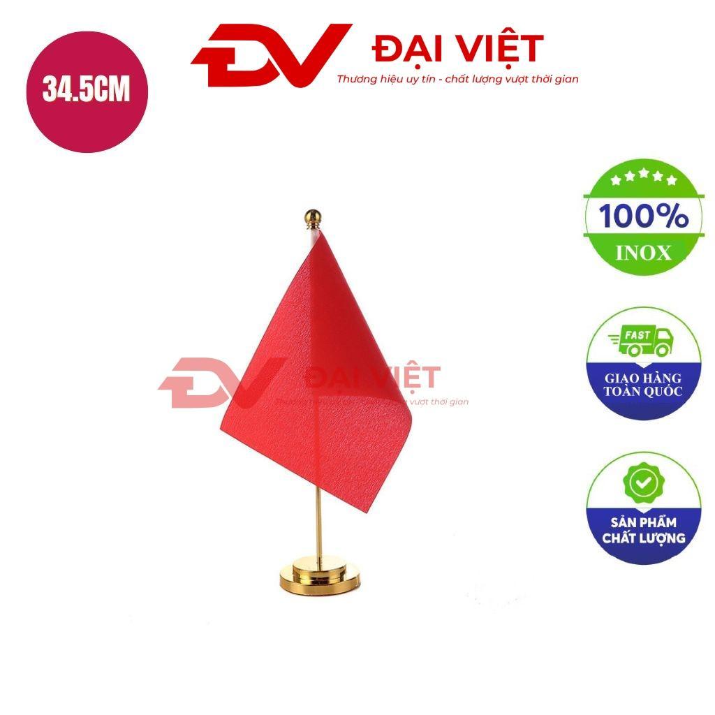 Cột cờ để bàn mạ vàng 9x34.5cm