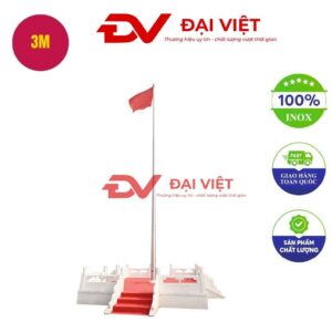 Cột cờ inox cao 3m