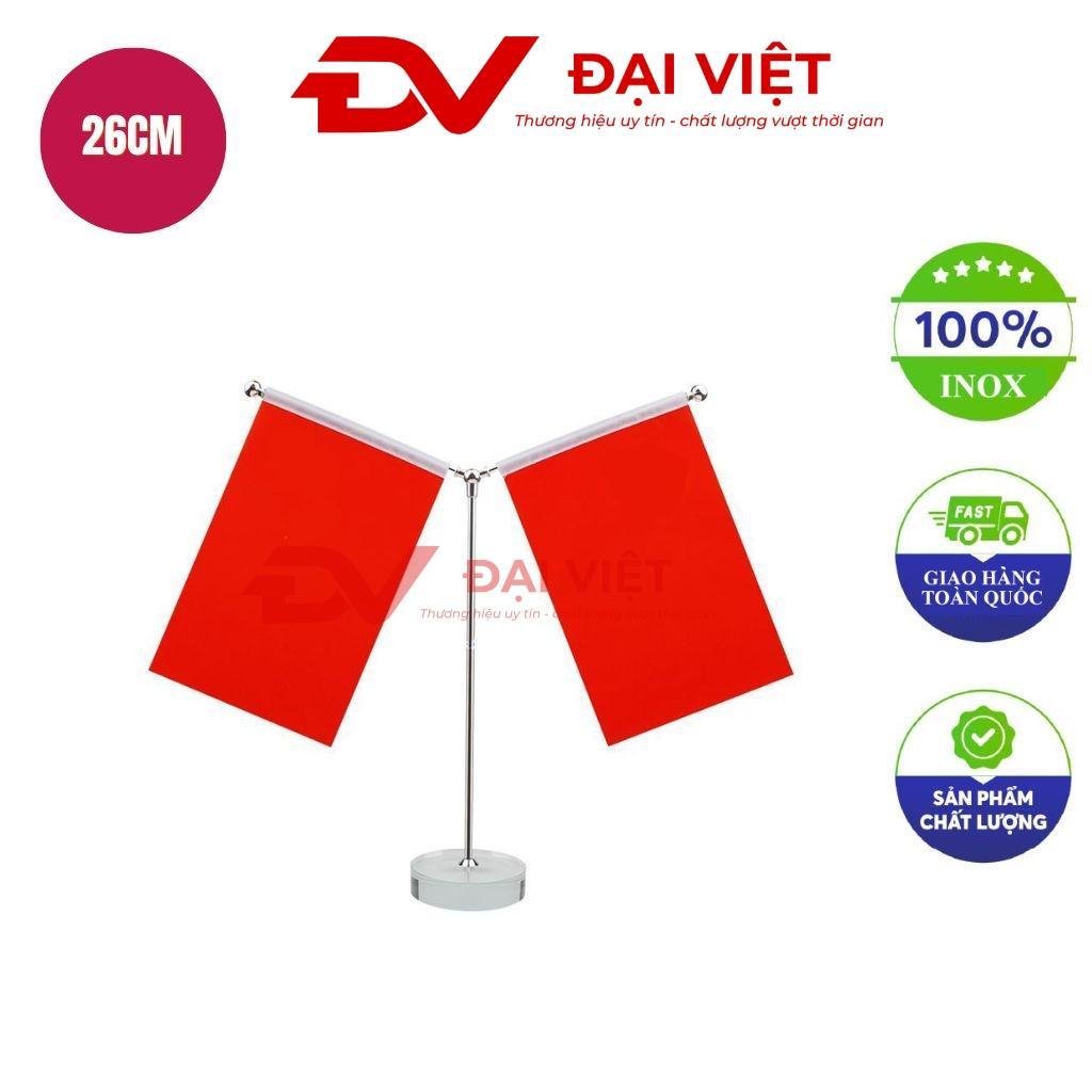 Cột cờ inox để bàn 7x26cm