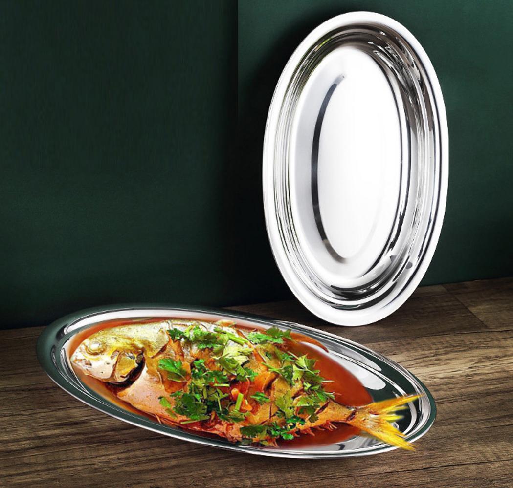 Dĩa hấp inox 18cm CKDV-1689 với kiểu dáng hạt xoài dập định hình chuẩn 80g