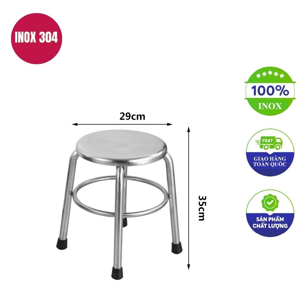 Khả năng xếp chồng nhiều ghế đẩu inox giúp tiết kiệm không gian tối đa