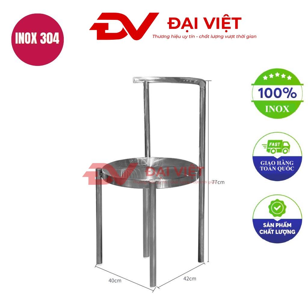 ghế dựa inox 40x42x77cm