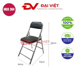 ghế dựa inox 44x53x85cm