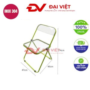 ghế dựa inox 47x49x74cm