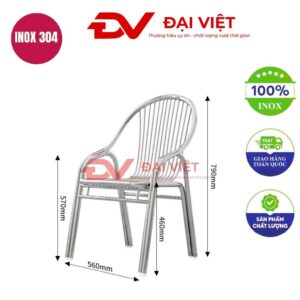 ghế dựa inox GC01