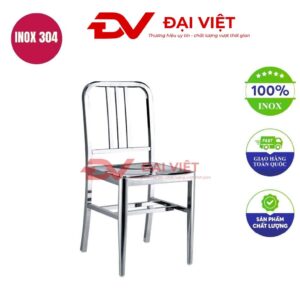 ghế dựa inox vuông 46x40x85cm