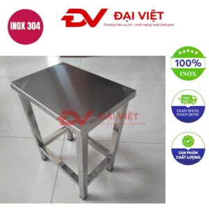 ghế inox cao 320x240x450mm