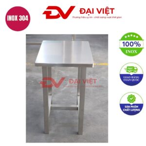 ghế inox cao 340x240x420mm
