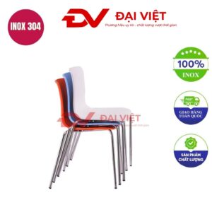 ghế tựa lưng inox 48x49x83cm