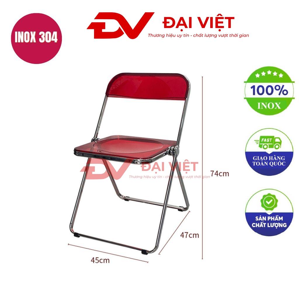 ghế xếp inox 45x47x74cm