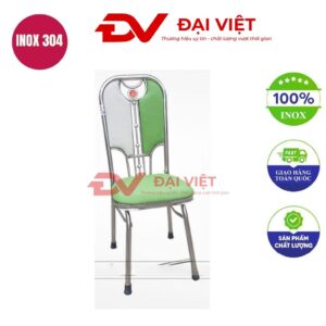 ghế xếp inox bọc nệm GC11