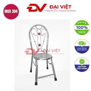 ghế xếp inox bọc nệm GC32