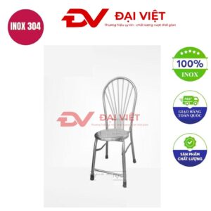 ghế xếp inox bọc nệm GC36