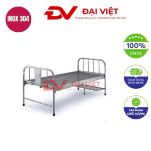 Giường bệnh inox 2000x900x485mm
