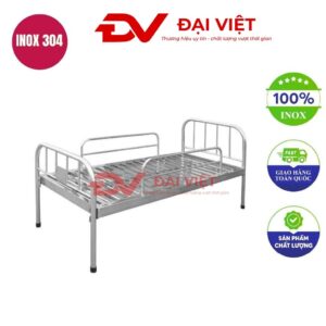 Giường bệnh nhân inox 1900x900x600mm